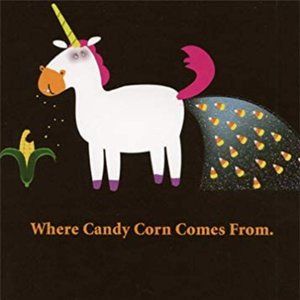 Recycled Paper Greetings Candy Corn Unicorn Funny 8 Halloween Cards